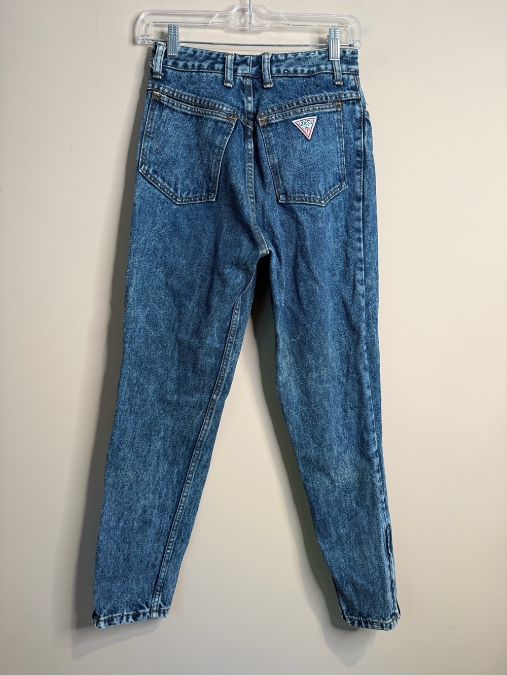 Vintage 90’s Guess Georges Marciano Acid Wash Jeans 27x27 High Waisted Mom Jean